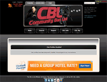 Tablet Screenshot of clan.thecbl.net